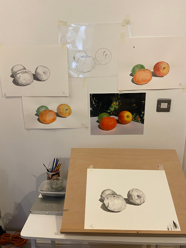 Studio Images- Additional Projects including woodblock print and photography. by Emma Coyle, Image 1.