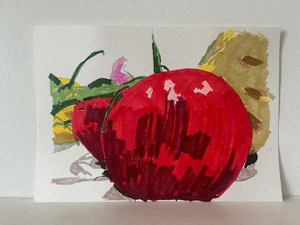 Fruit and Vegetable Study 5 by Emma Coyle, Image 1.