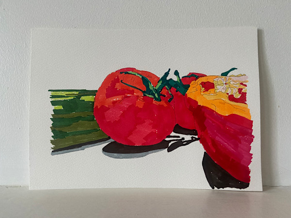 Fruit and Vegetable Study 7 by Emma Coyle, Image 1.