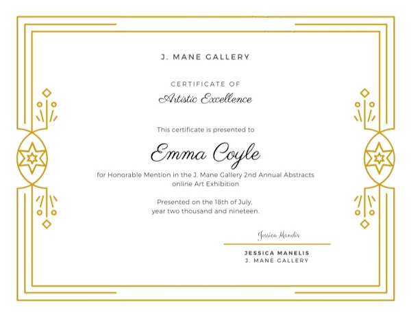 Award by Emma Coyle