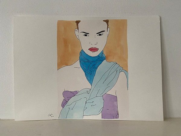Watercolours 25.8 by Emma Coyle