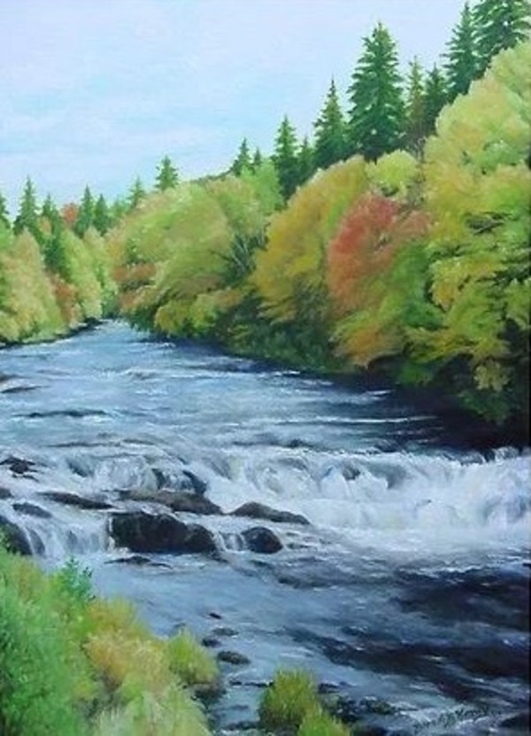 Autumn Cascade by Brenda L.B. Kenney