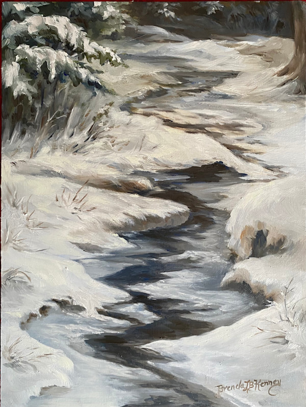 Winter Stream by Brenda L.B. Kenney