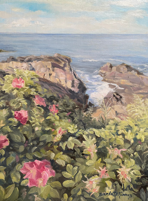 Roses Along Marginal Way by Brenda L.B. Kenney