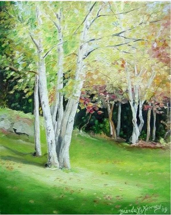 Sculpted Birches by Brenda L.B. Kenney