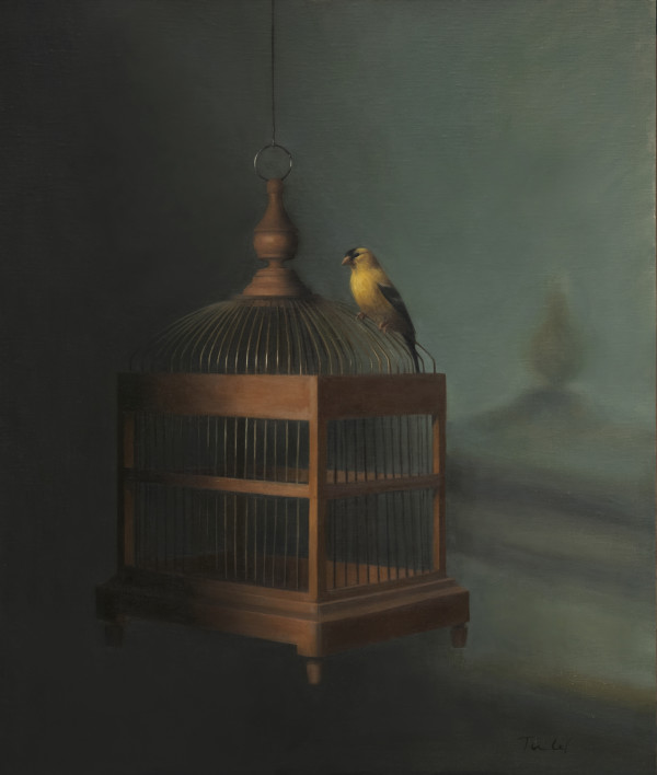Antique Birdcage by Laura Tundel