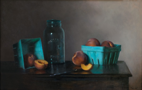 Peaches and Turquoise by Laura Tundel