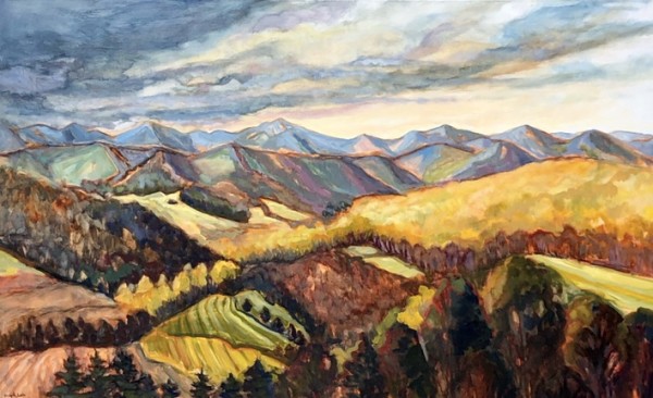 Blowing Rock Commission by Bridgette Martin Fine Art