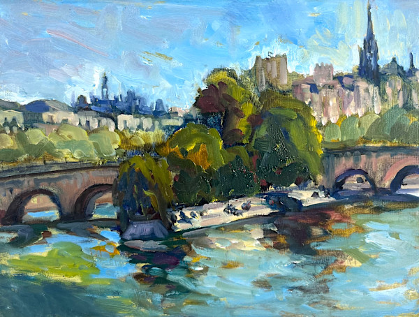 On the Seine- SOLD by Bridgette Martin Fine Art, Image 4.