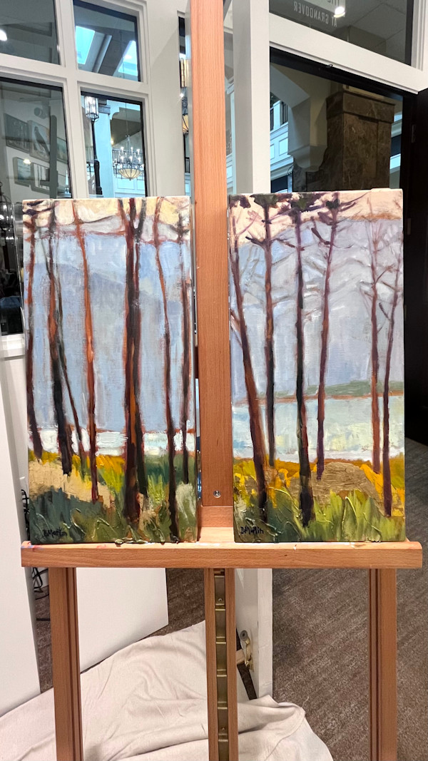 Misty Mountains by Bridgette Martin Fine Art