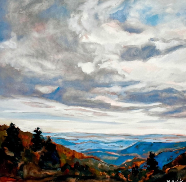 Print- Blue Ridge Parkway by Bridgette Martin Fine Art