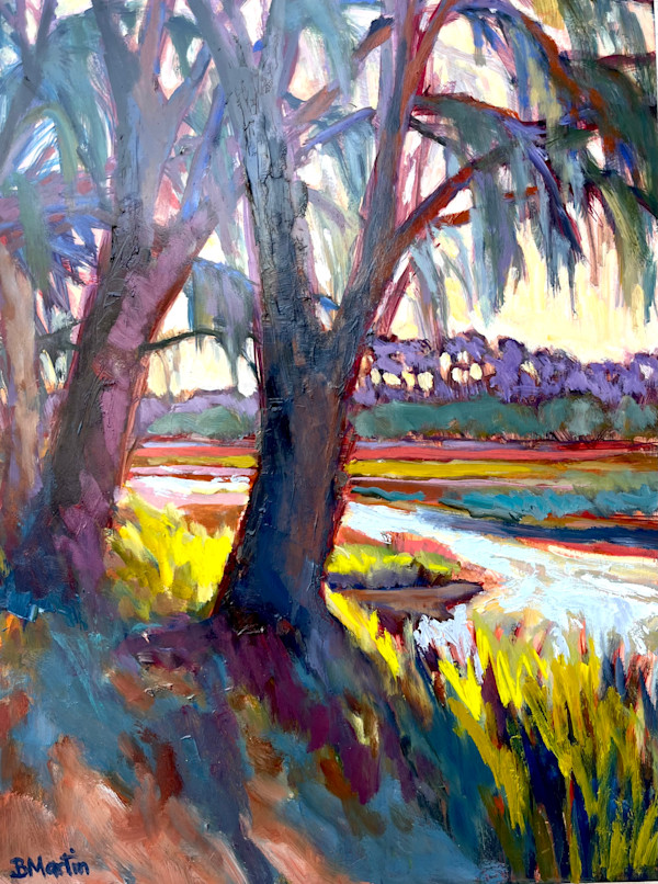 Dusk on the Water by Bridgette Martin Fine Art