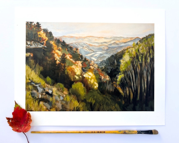 Blue Ridge Parkway Print by Bridgette Martin Fine Art