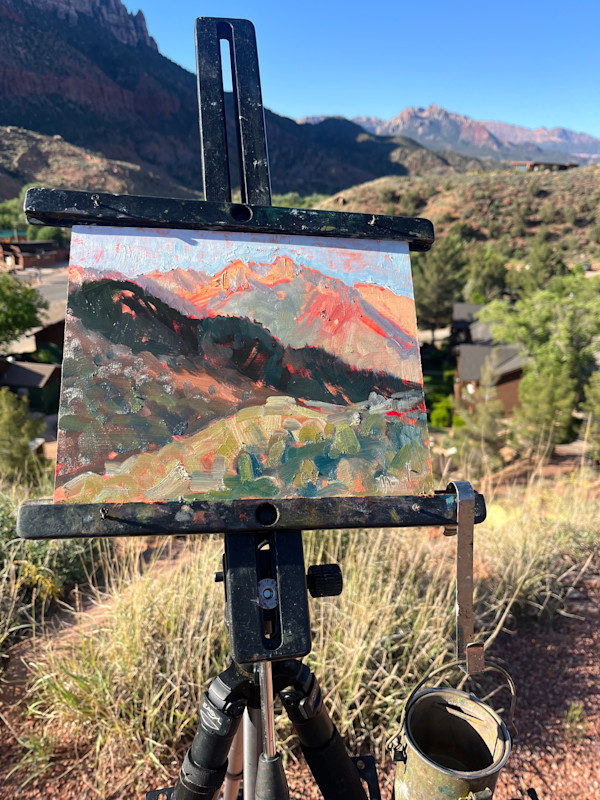 Zion Mountains by Bridgette Martin Fine Art