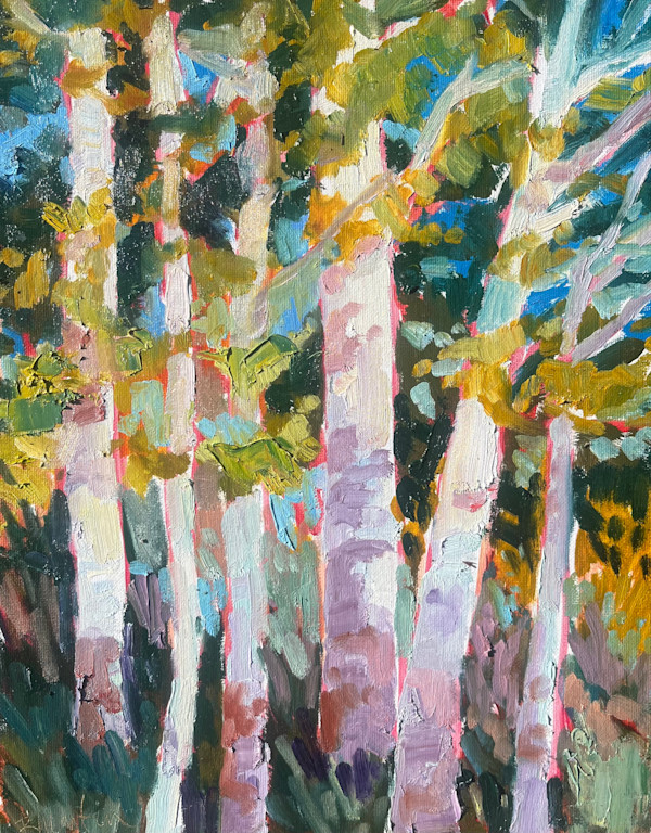 Glorious Aspen by Bridgette Martin Fine Art