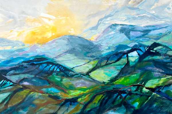 Sunbeam Ridge by Bridgette Martin Fine Art