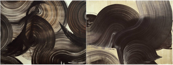 Mind Ocean (Diptych) by Yeachin Tsai