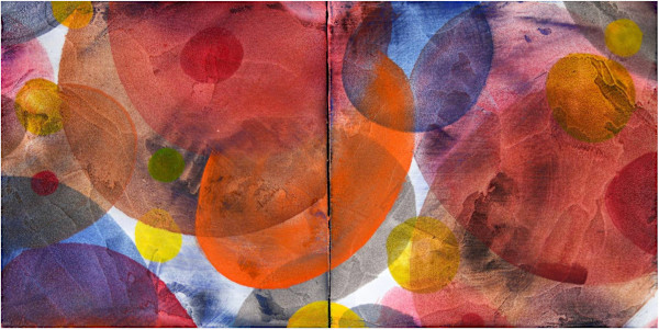 Colorful Stardust (Diptych) by Yeachin Tsai