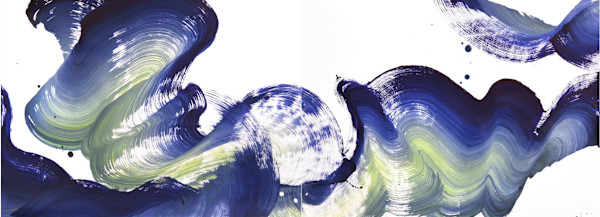 Passion of Sea (Diptych) by Yeachin Tsai, Image 1.