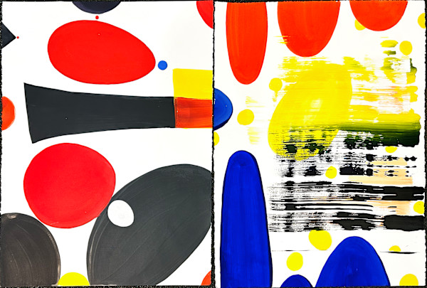 Winter Playground (Diptych) by Yeachin Tsai