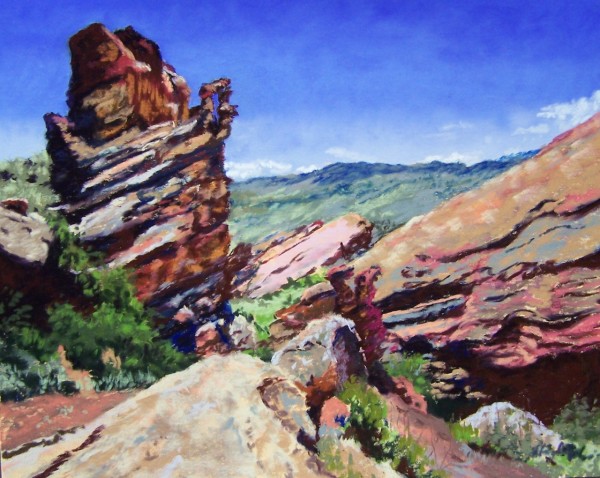 Colorado Blue at Red Rocks by Laura Lengeling