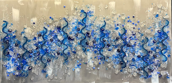 Astratta Blu by Janet Sams