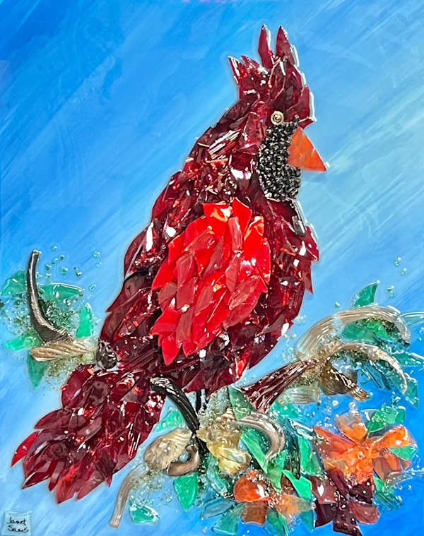 Crimson Glow by Janet Sams