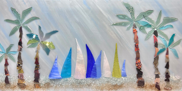 Paradise Palms 2 by Janet Sams