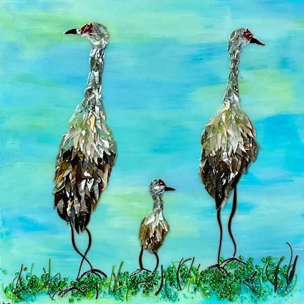 Marshland Monarchs by Janet Sams