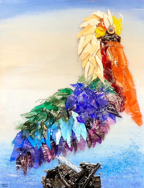 Radiant  Rainbow Ruffles by Janet Sams