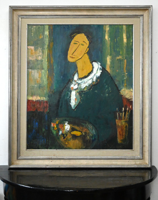 Hommage № 1: à Modigliano by Karl Lund