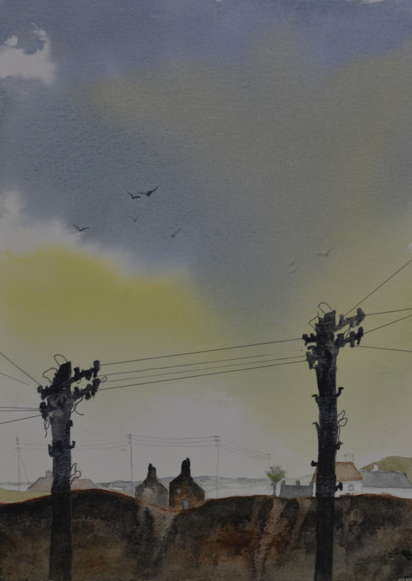 Telephone Wires by Judith Beeby