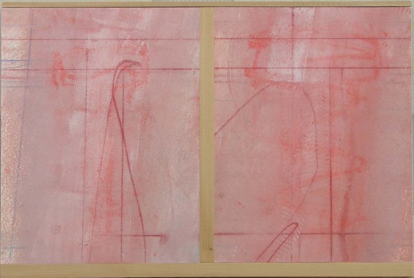 Notes from a quarry: pink/red line by Vincent Castagnacci