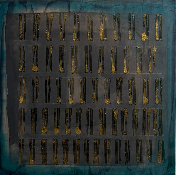 61 Breaths (gold) by Tauna M Cole, Image 1.