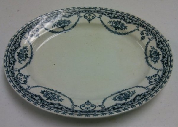 Blue and White Platter by Maker Unknown