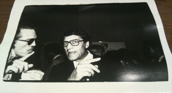 Fred Mueller and Unidentified Man by Andy Warhol