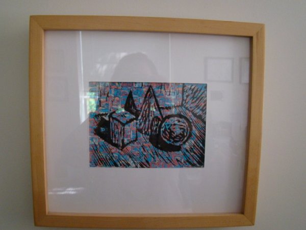 Untitled  (abstract geometric) by Robert Levine