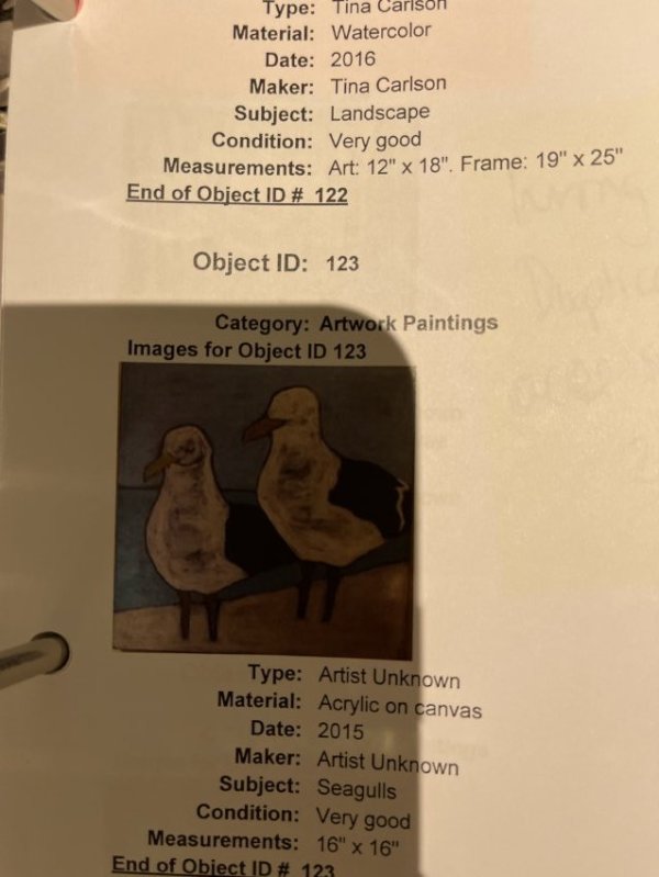 Untitled (seagulls) by Unknown Artist