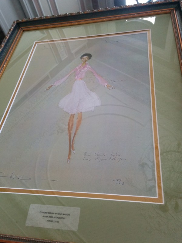 Costume Design for Diana Ross as 'Dorothy', The Wiz by Tony Walton