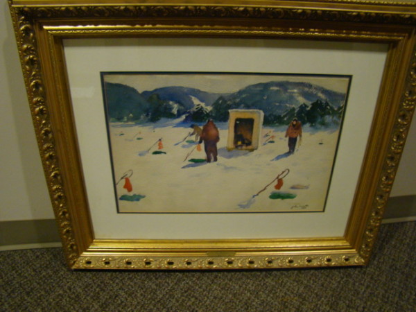 Ice Fishing by John Lavalle