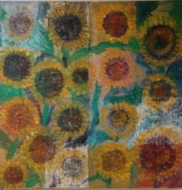 Sunflowers 2 by Hunt Slonem