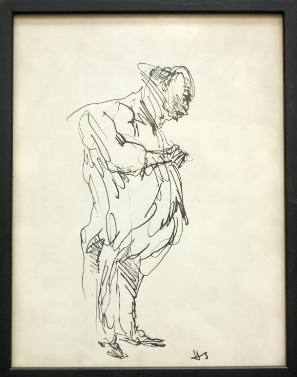 Drawing of a Man (374) by Unknown