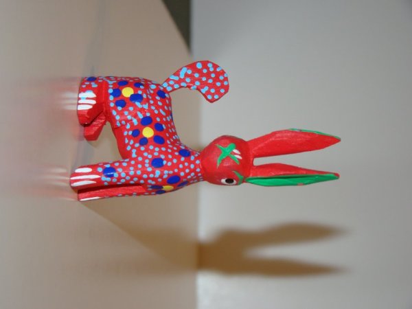 Rabbit with Long Ears Red by Unknown