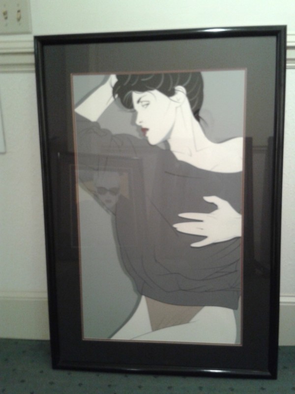 Beautiful Female Portrait by Patrick Nagel