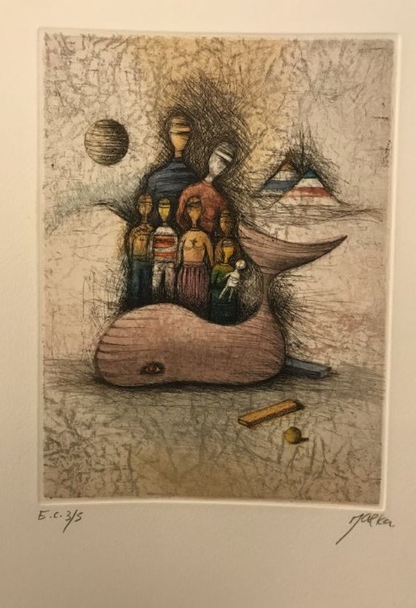 Whale Study by Moshe Malka