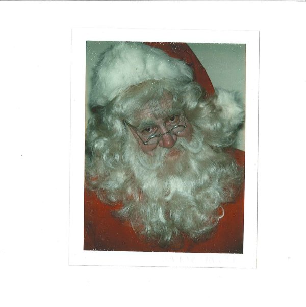 Santa ClausValentino and Unidentified Woman, 8/1975 by Andy Warhol