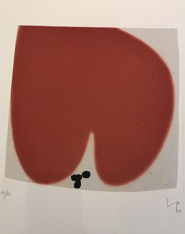 Untitled Upside Down Heart by Victor Pasmore