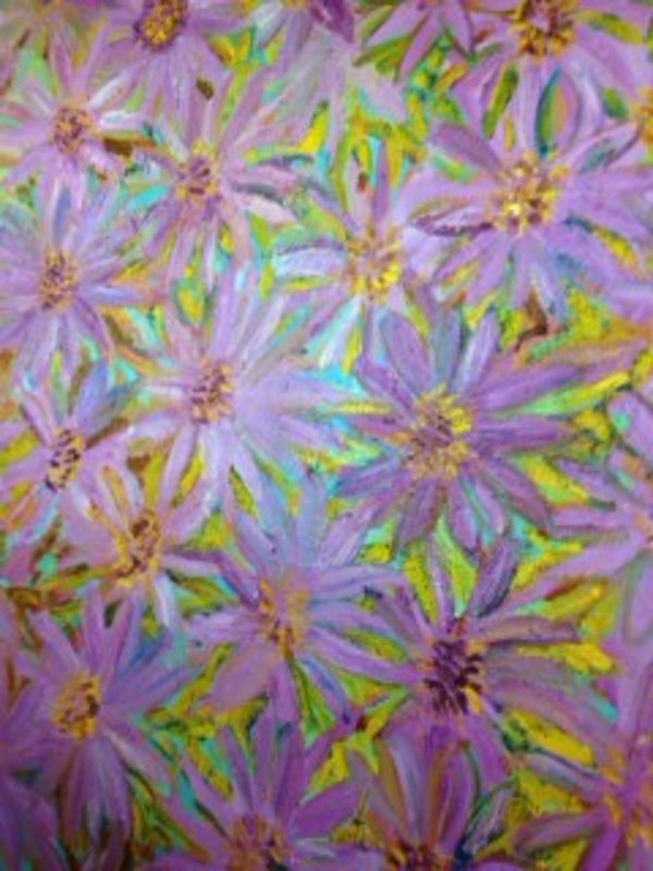 Water Lilies by Hunt Slonem