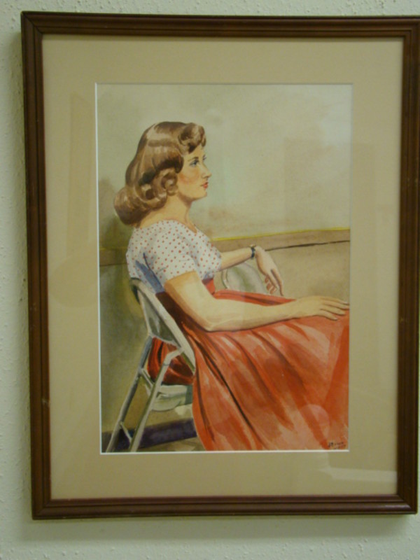 Portrait of a Young woman by Ann Ritchie