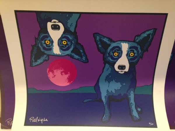 And the Dog Jumped Over the Moon by George Rodrigue